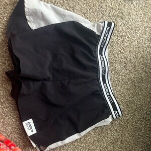 Justice Black and White Women's Shorts